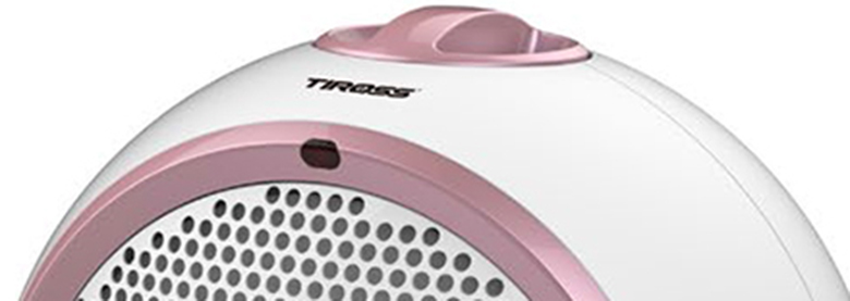 Quạt sưởi Tiross TS9295-P Hồng núm xoay điều khiển