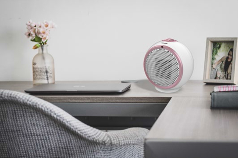 Quạt sưởi gốm Tiross TS9295-P Hồng an toàn