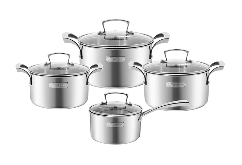 Thiết kế sang trọng - Bộ nồi inox liền khối Elmich Premium EL3100