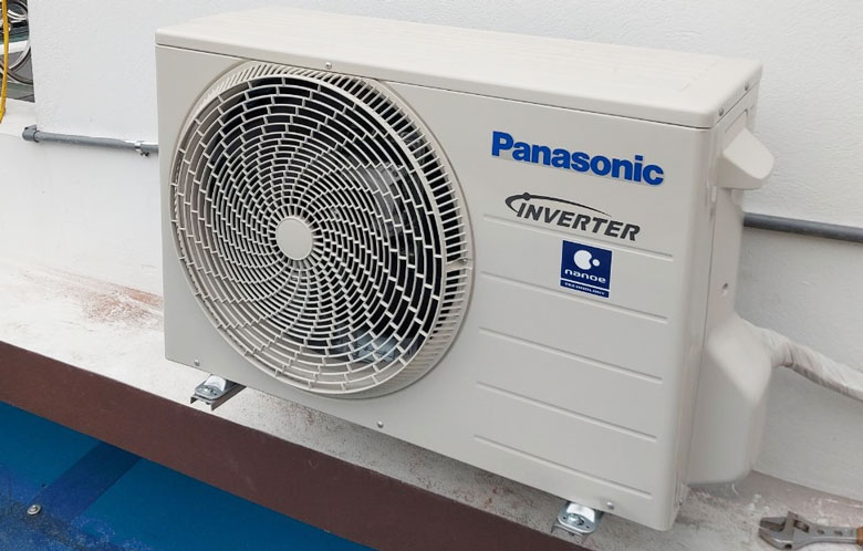 Đặt dàn nóng niều hòa Panasonic ở nơi thoáng mát