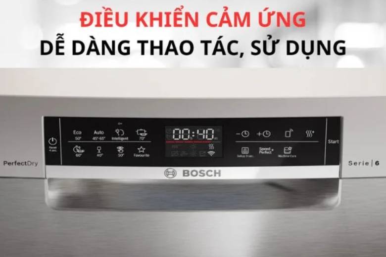  Máy rửa bát độc lập Bosch HMH.SMS6ZCI85M - Thiết kế sang trọng