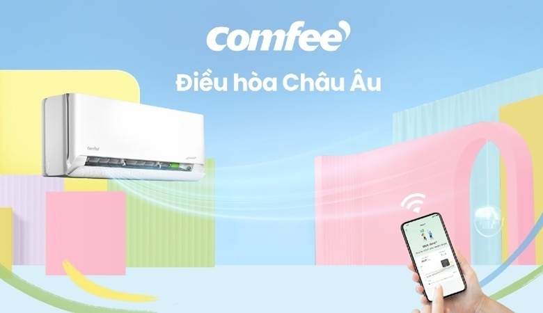 Điều hoà Comfee thiết kế theo phong cách Châu Âu