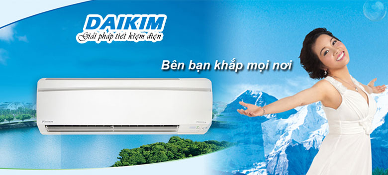 Điều hòa Daikin làm lạnh hiệu quả và tiết kiệm điện năng