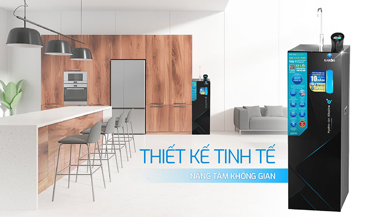 Máy lọc nước Karofi KAE-S68 sở hữu thiết kế thời thượng
