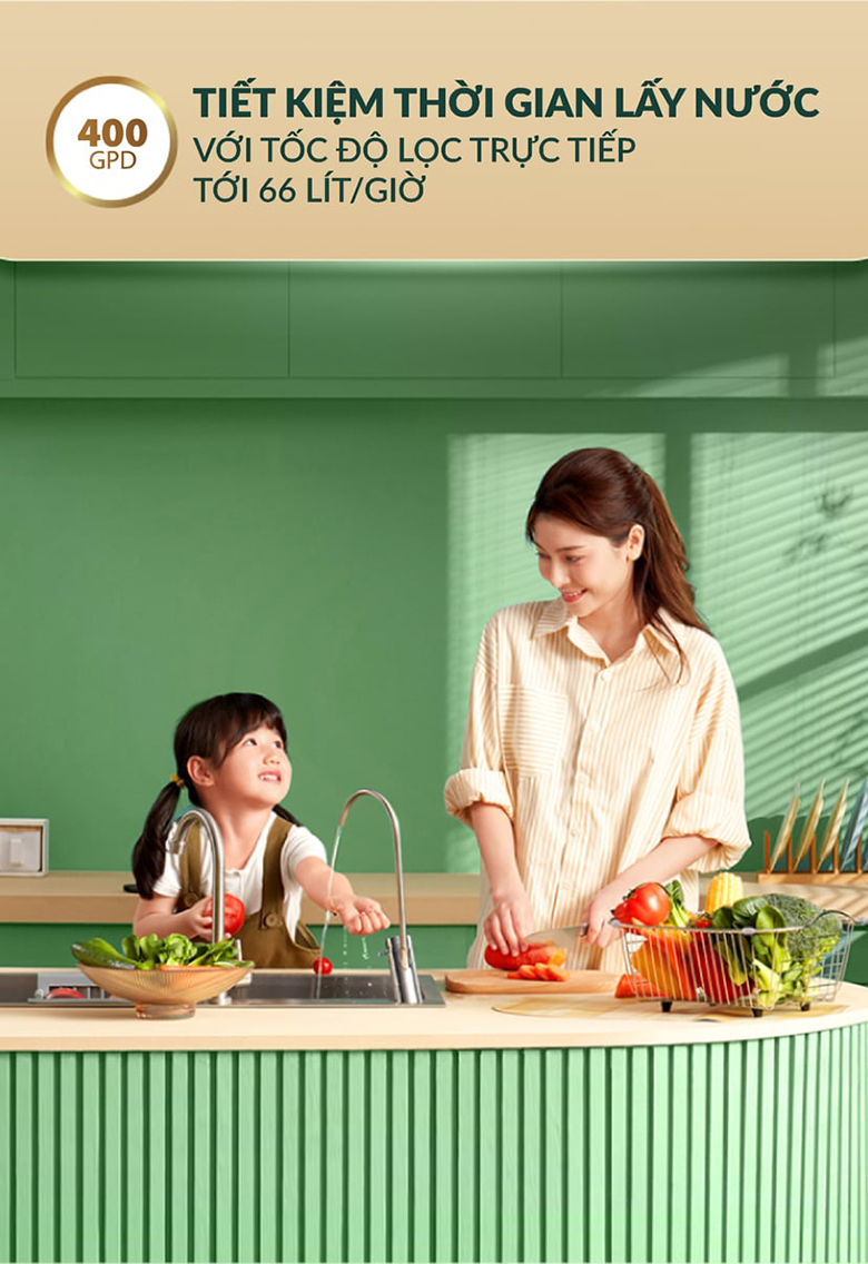 Máy lọc nước AO Smith S400 lọc trực tiếp cực nhanh