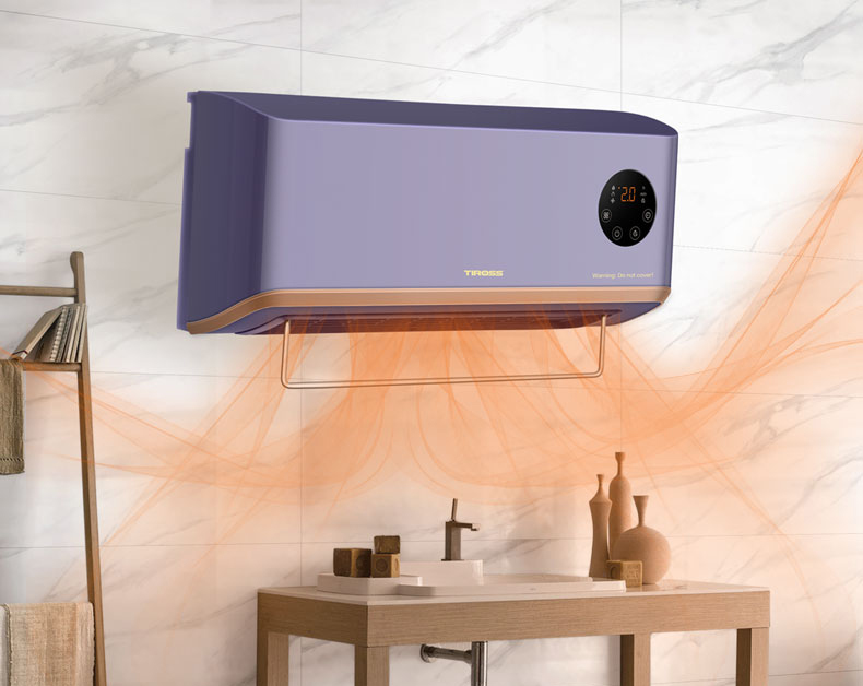 Sưởi nhà tắm treo tường PTC Tiross TS9294 điều khiển cảm ứng