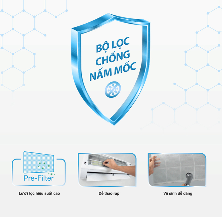 Không khí trong lành - Điều hoà Toshiba Inverter 12000 BTU RAS-H13S5KCV2G-V