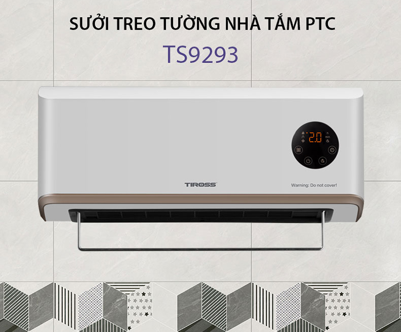 Sưởi nhà tắm treo tường PTC Tiross TS9293