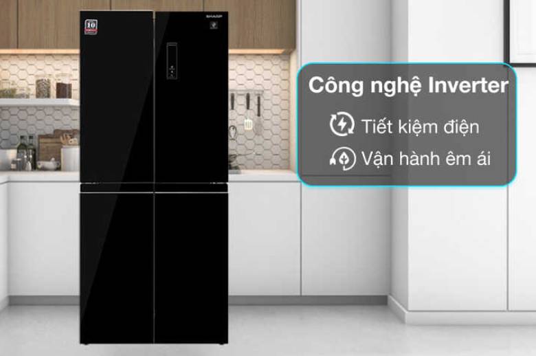  Tủ lạnh Sharp Inverter 466 lít SJ-FXP560VG-BK - Công nghệ Inverter