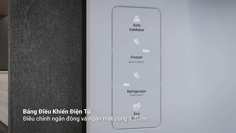 Tủ lạnh Hitachi Inverter 407 lít HRTN6443SAGBKVN - Bảng điều khiển điện tử