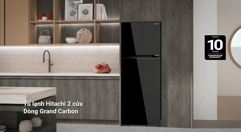 Tủ lạnh Hitachi Inverter 407 lít HRTN6443SAGBKVN - Thiết kế hiện đại và sang trọng