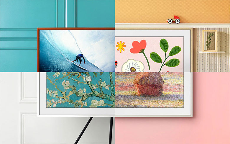 Tivi tranh Samsung nói về thiết kế