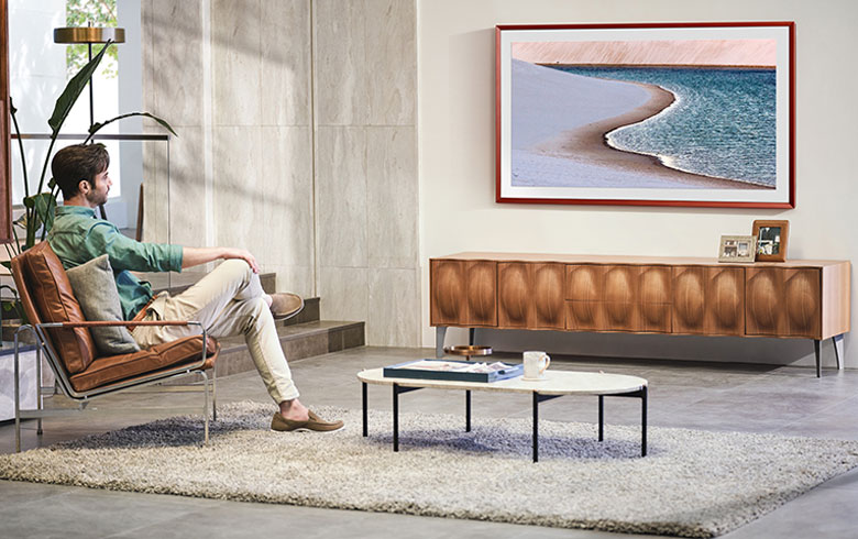 Tivi khung tranh Samsung 2021 về bộ xử lý Quantum 4K