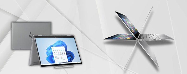 Laptop HP màn hình cảm ứng xoay gập 360 độ