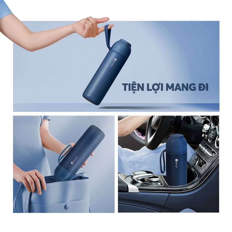  Bình giữ nhiệt inox 316 Elmich EL8306NB - Thuận tiện mang theo đến mọi nơi