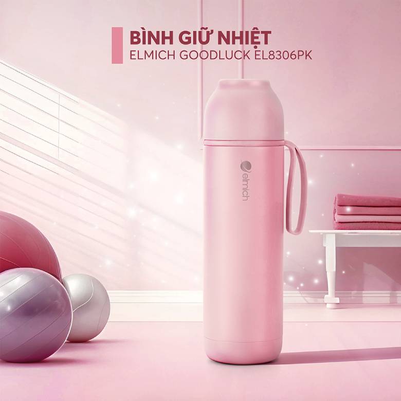 Bình giữ nhiệt inox 316 Elmich EL8306PK 500ml