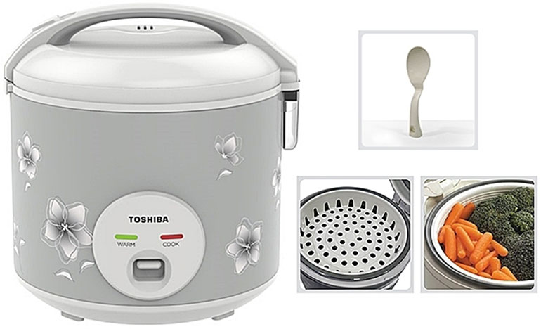 Ba chức năng tiện dụng - Nồi cơm điện Toshiba 1.8 lít RC-18JFM(H)VN