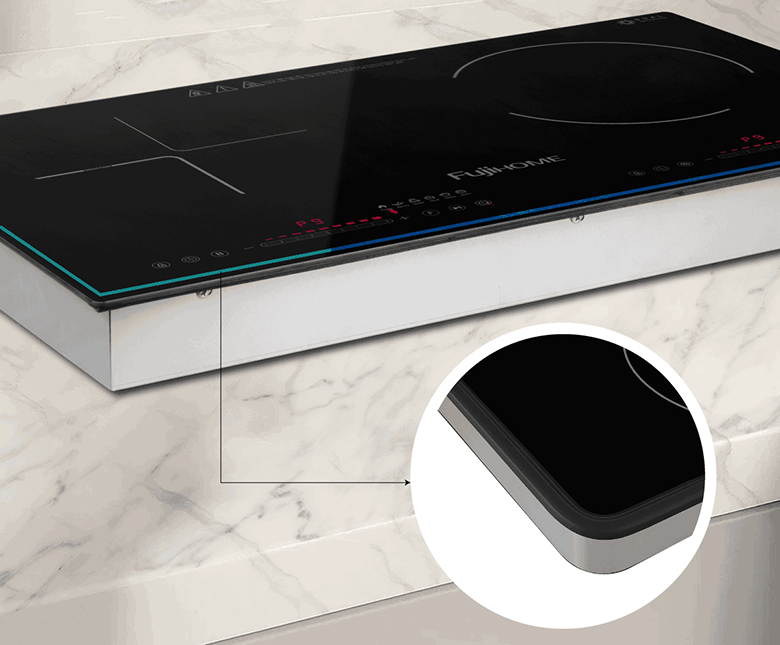 Bếp đôi từ - hồng ngoại Fujihome IC2519 mặt kính kanger