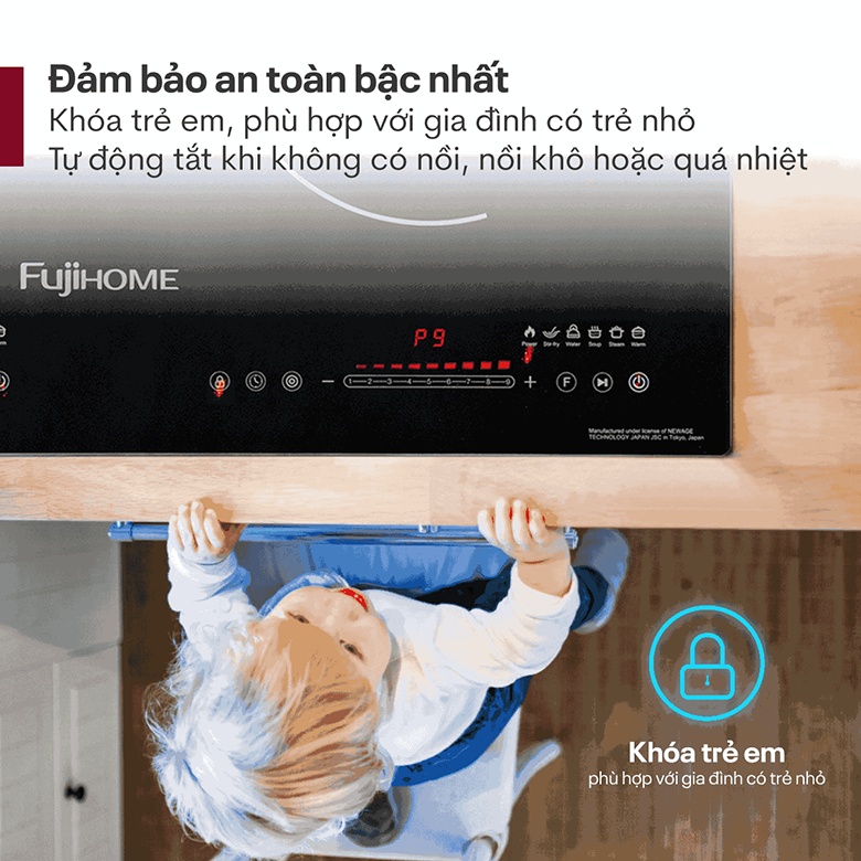 khóa an toàn trẻ nhỏ