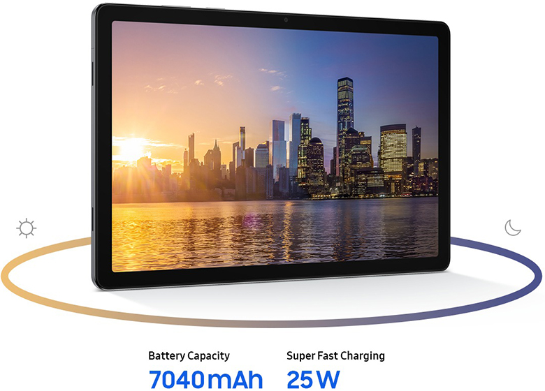 Máy tính bảng Samsung Galaxy Tab A11+ 5G Xám thời lượng pin dài