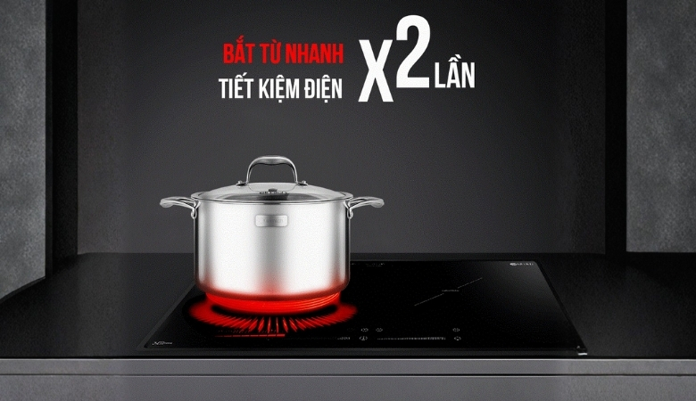Bếp từ Elmich gia nhiệt nhanh chóng