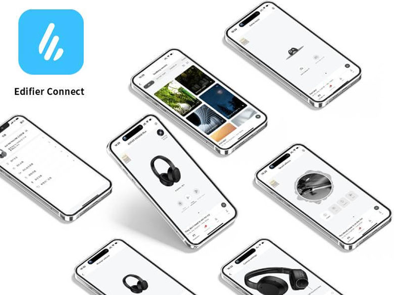 Tuỳ chỉnh sâu qua ứng dụng - Tai nghe Edifier chụp tai Bluetooth W820NB Plus