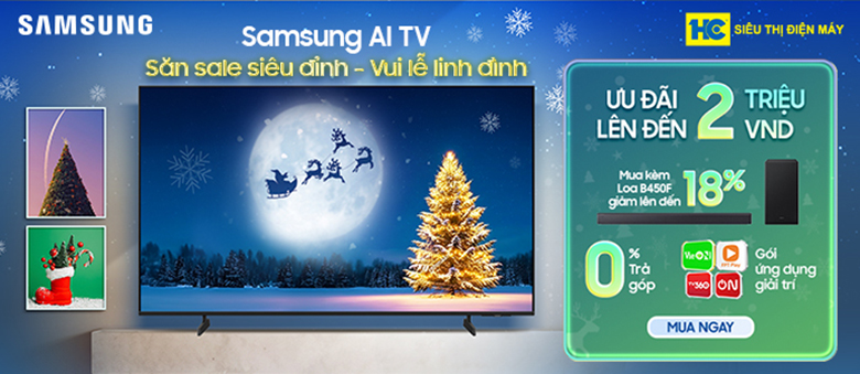 Săn Sale siêu đỉnh - Vui lễ linh đình cùng Samsung AI Tivi