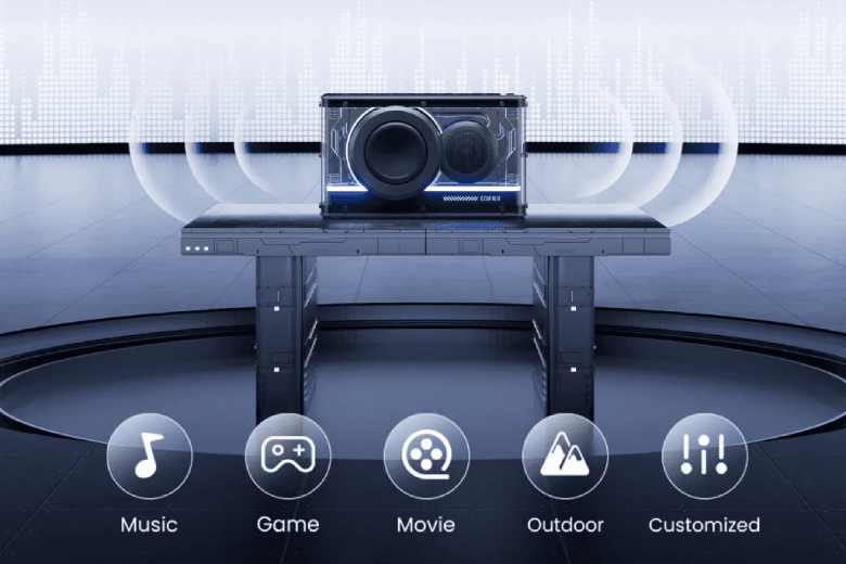  Loa Edifier Bluetooth QD25 trắng - Tùy chỉnh âm thanh theo nhu cầu