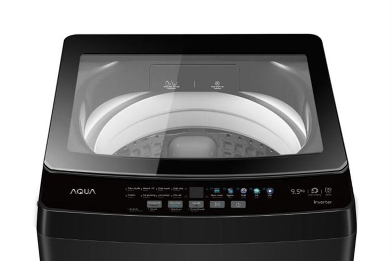 Bảng điều khiển thân thiện - Máy giặt Aqua Inverter 9.5 kg AWM95-B316L(B)