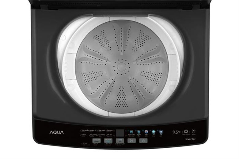 Lồng giặt Pillow bảo vệ quần áo - Máy giặt Aqua Inverter 9.5 kg AWM95-B316L(B)