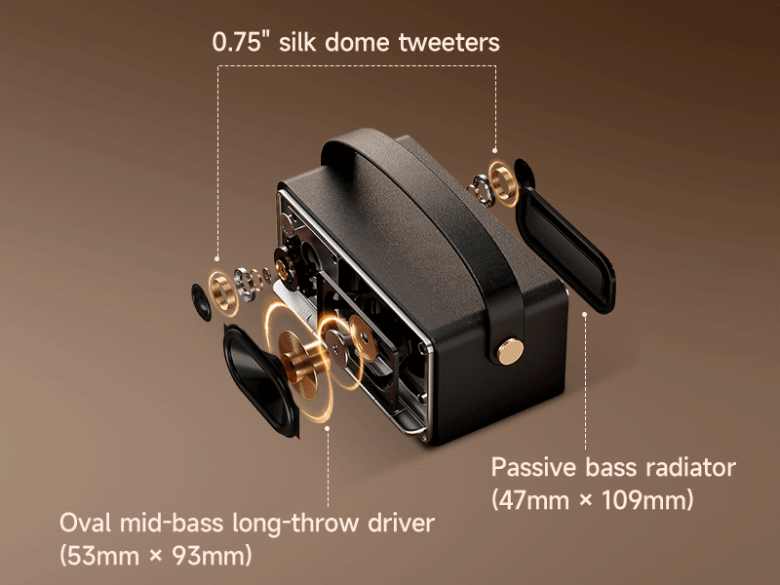  Loa Edifier mini di động MP330 trắng ngà voi - công suất mạnh mẽ 40W RMS