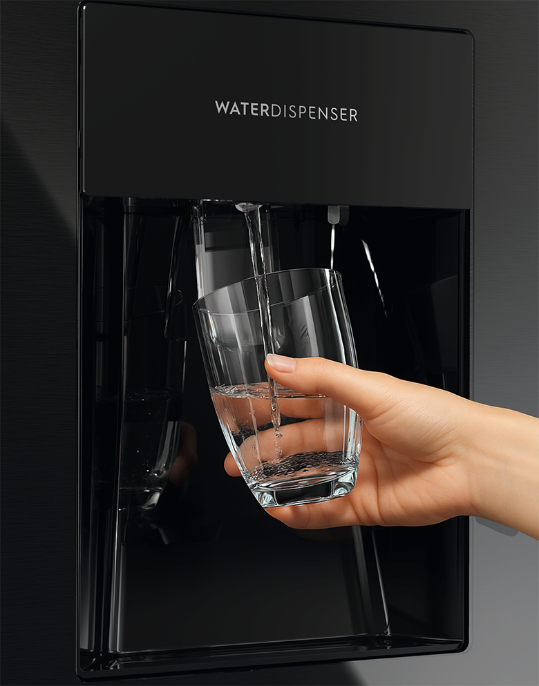 Tủ Lạnh ELECTROLUX EQE4955A-B có tính năng lấy nước ngoài