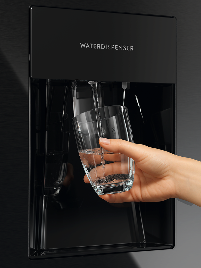 Tủ Lạnh ELECTROLUX EQE5755A-B có tính năng lấy nước ngoài