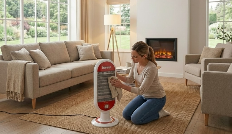 Lưu ý khi sử dụng quạt sưởi bảo quản và vệ sinh định kỳ