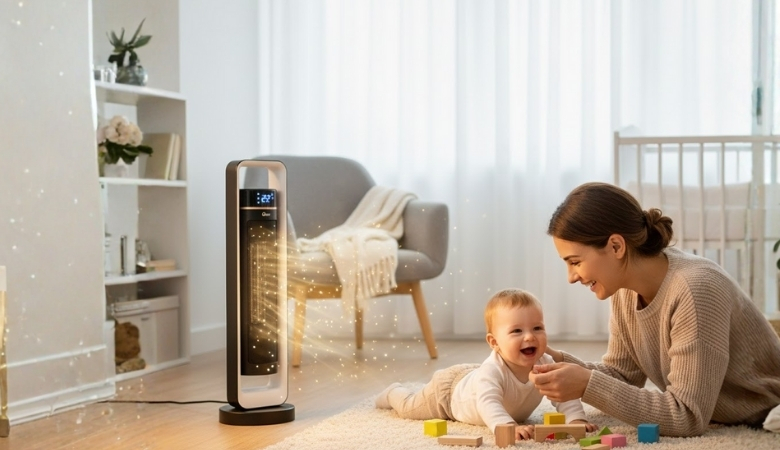 Dùng quạt sưởi có hại không với người già và trẻ nhỏ