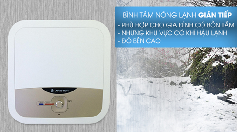 Bình nóng lạnh gián tiếp Ariston 30 lít AN2 30 RS 2.5 FE - MT