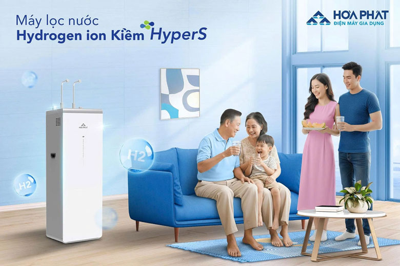 Máy lọc nước Hòa Phát ion kiềm HyperS