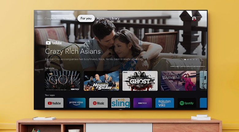 Đánh giá Tivi Sony 65X80K: Hệ điều hành