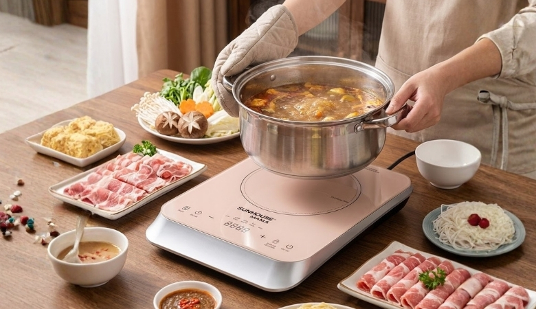 Bếp từ Sunhouse một vùng nấu