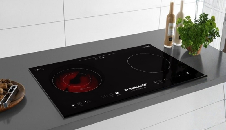 Bếp từ Sunhouse kết hợp hồng ngoại