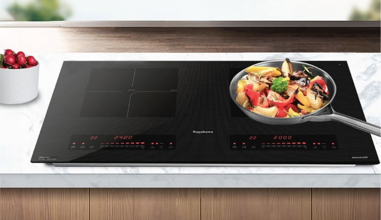 Bếp từ Nagakawa 2 vùng nấu