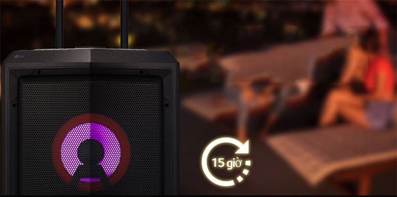 Công suất 50W - Loa kéo karaoke LG Xboom RL2 50W