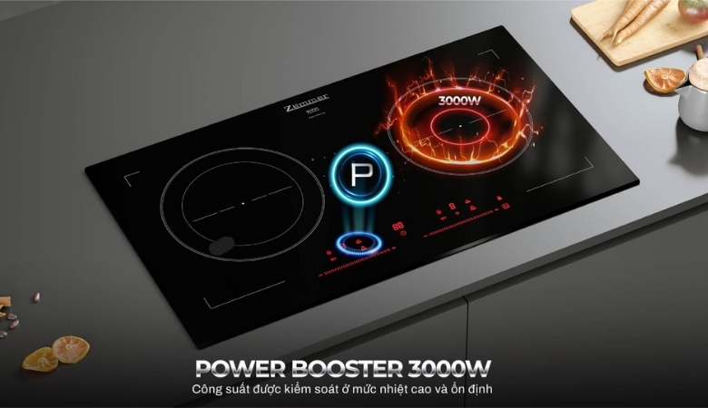 Bếp từ Zemmer tính năng Power Booster