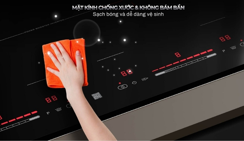 Bếp từ Zemmer dễ dàng vệ sinh