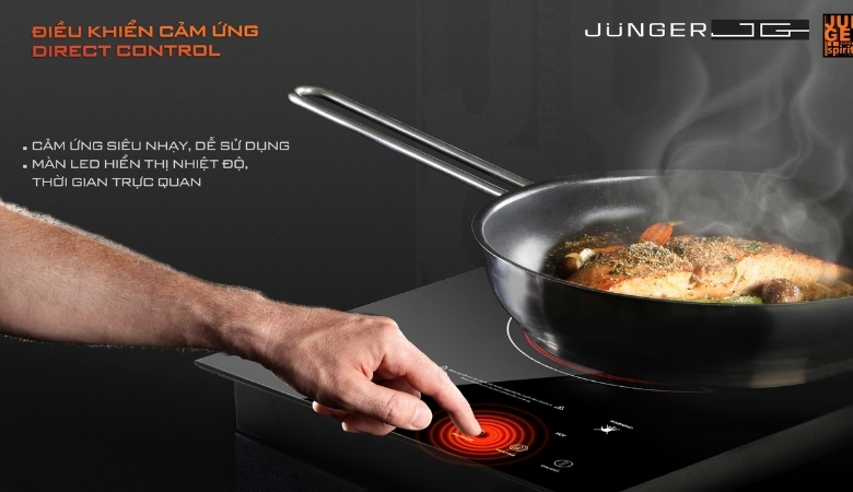 Bảng điều khiển bếp hồng ngoại Junger