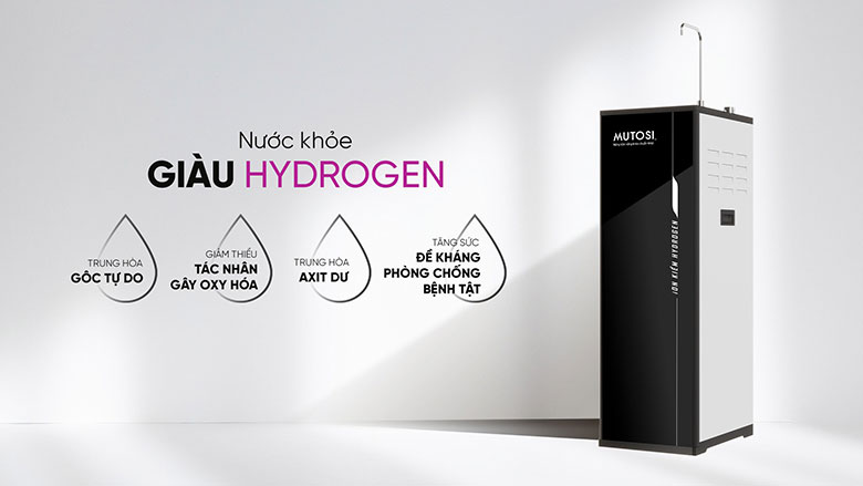 Máy lọc nước Mutosi giàu khoáng Hydrogen