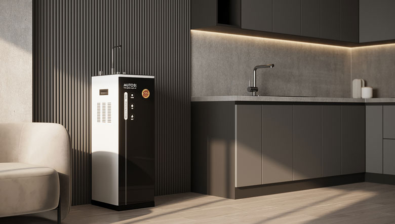 Máy lọc nước Mutosi thiết kế tủ đứng hiện đại