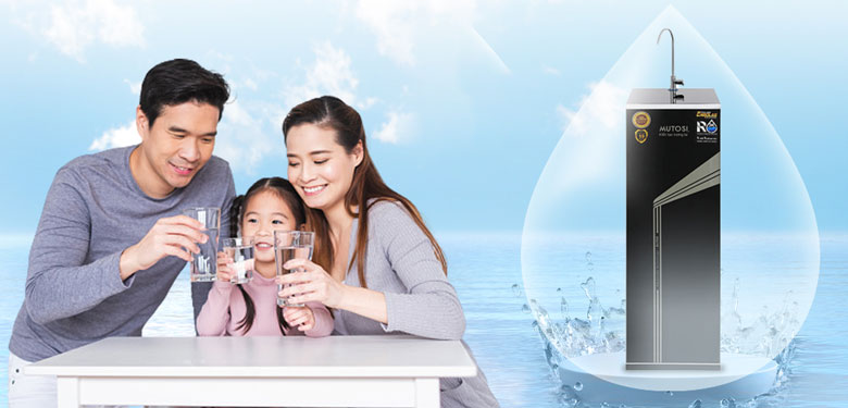 Máy lọc nước Mutosi cho nguồn nước sạch sử dụng hàng ngày