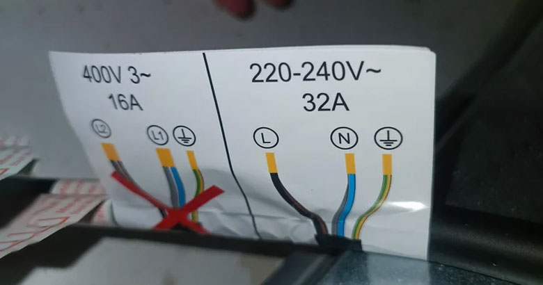 Cách đấu điện bếp từ 3 dây - Đọc kỹ hướng dẫn nhà sản xuất