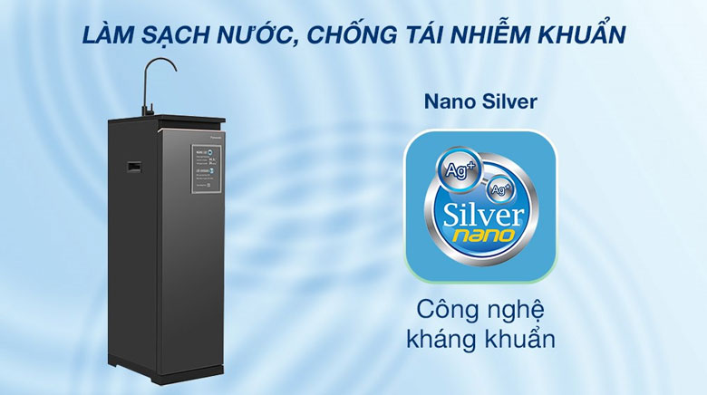 Máy lọc nước Panasonic làm sạch nước chống nhiễm khuẩn